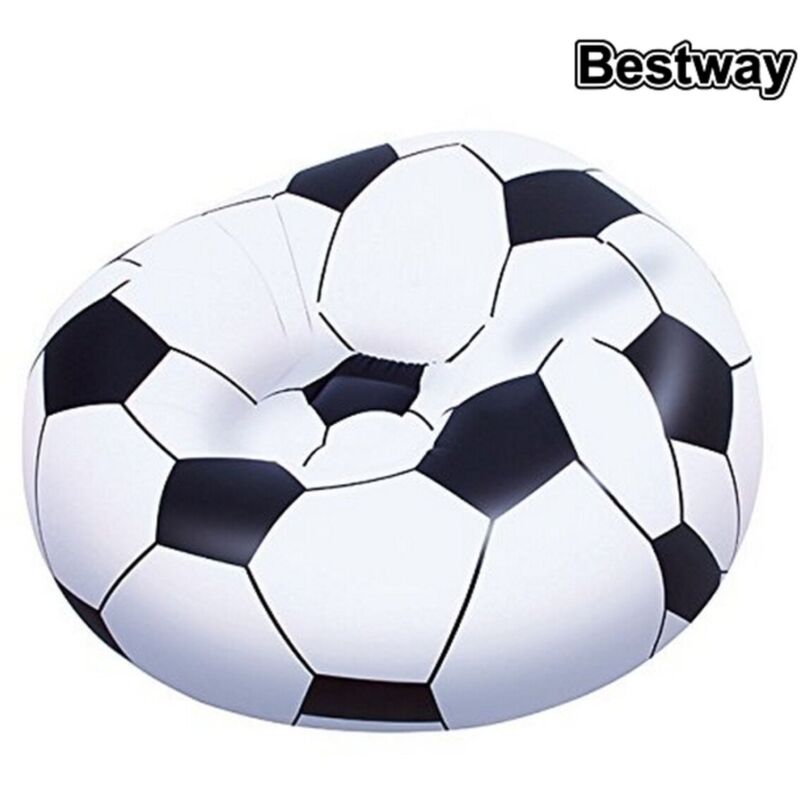 Bestway Fauteuil Géant Football 114x112x66 cm +6 Ans Intérieur et Jardin 75010