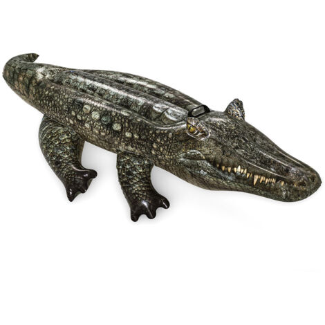 Bestway Figura Hinchable Cocodrilo con Asas 193x94 cm +3 Años Playa y Piscina 41478