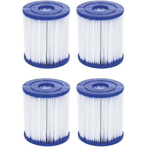 Bestway Filterkartusche 90 x 80 mm Innendurchm. 27 mm, 4 Stück