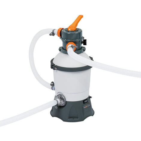 Bestway – Filtre à sable 3 028 L/h – Débit max 3 028 L/h – Raccord 32 mm – Compatible piscines jusqu'à 18 000 L