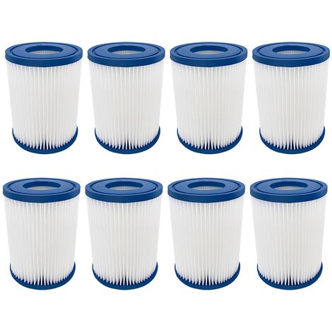 Bestway-filtro de repuesto para piscina de niños, accesorio de 8 piezas, tipo II