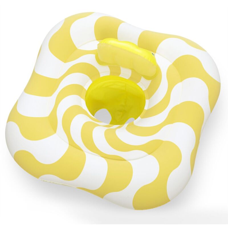 Bestway - Flotteur Gonflable 2 Anneaux Siège Bébé 79x79 cm 1 à 2 Ans Jardin, Piscine 32298