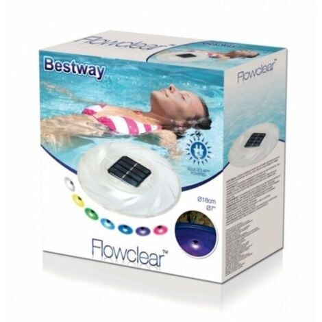 Bestway FLOWCLEAR Luci Galleggianti Solari Multicolori