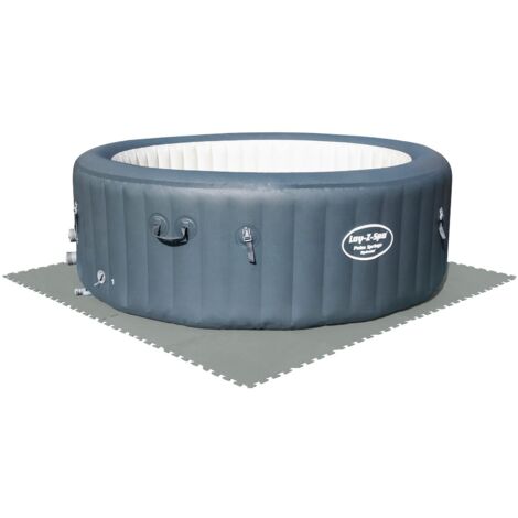 Bestway  Flowclear Pool-Bodenschutzfliesen XL-Pack  9 Stück á 50 x 50 cm  Grau  ideal um Schutz des Poolbodens und des Rasens