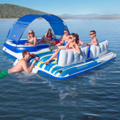 Bestway Île flottante tropicale 389 x 274 cm 43105
