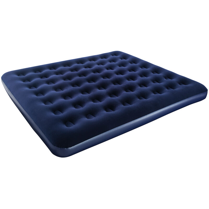 Bestway - Pavillo King Flocked Blow up Inflatable Airbed Camping Mattress 203 x 183 x 22cm , 1pk