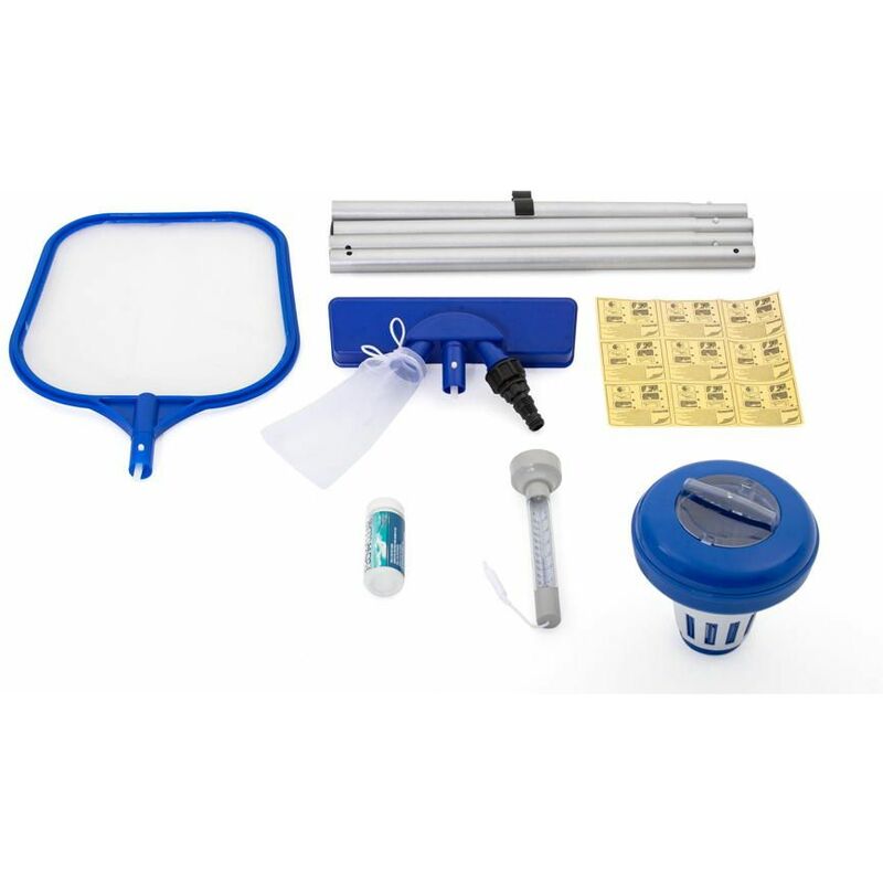 Kit de nettoyage pour piscine Bestway Flowclear - Bleu