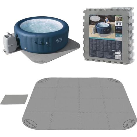 Bestway Lay-Z-Spa Bodenschutzmatte grau 196 x 196 cm