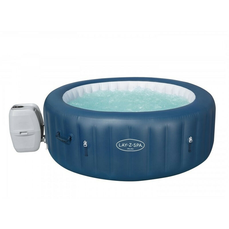 Spa gonflable 60029 Lay-Z-Spa® Milan Airjet Plus™ rond 6 personnes Bestway