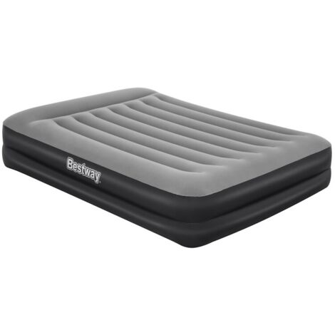 Bestway – Matelas gonflable 2 places 203 x 152 x 46 cm – Pompe électrique intégrée – Tritech™ avec traitement antimicrobien – Confort optimal intérieur