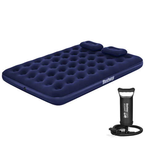 Bestway Luftbett 203 x 152 x 22 cm Queen-Size inkl. Air Hammer Handpumpe