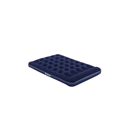 FOMAX BESTWAY Matelas gonflable camping 2 places 191 m x 137 x 22 cm avec pompe à pied intégrée