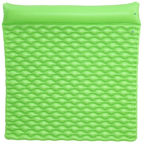 Bestway Matelas Gonflable Géant Enroulable Vert 213x170 cm Plage et Piscine 44106