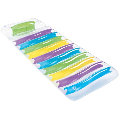 BESTWAY MATELAS PNEUMATIQUE DELUXE LOUNGE AVEC OREILLER - 185 X 69 CM 43124
