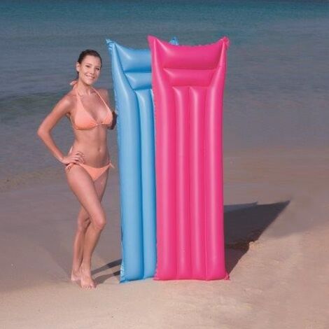 AC-DECO Bestway Materassino Gonfiabile a Tinta Unita (183x69cm) Art. 44007 - Bestway Materassino Gonfiabile a Tinta Unita (183x69cm) Art. 44007 - Confezione Da 1 Pezzo (Colori Assortiti)