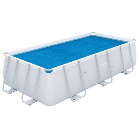 Bestway® PE-Solarabdeckplane 380 x 180 cm, blau, eckig