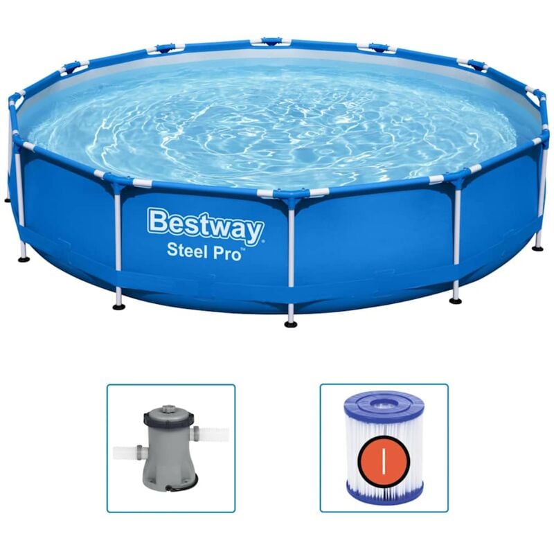 

Piscina con estructura Steel Pro 366x76 cm - Bestway