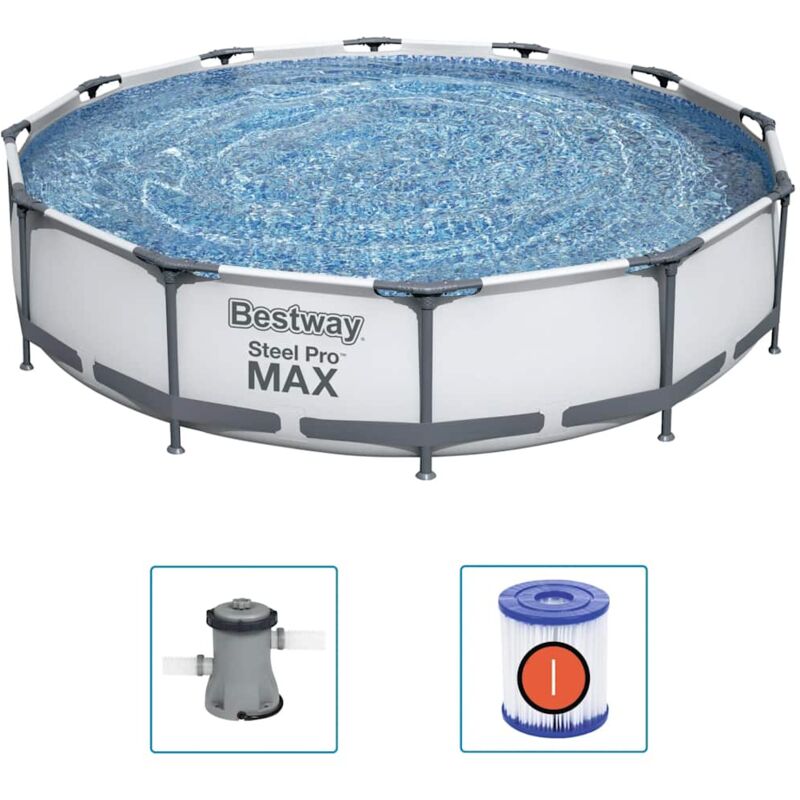 

Bestway Piscina de acero Pro MAX 366x76 cm