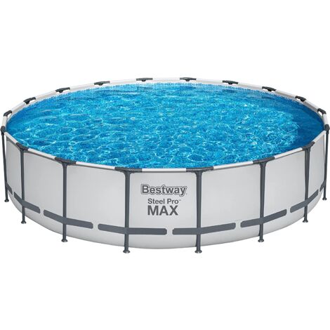 BESTWAY PISCINA FUORI TERRA AUTOPORTANTE CON STRUTTURA RIGIDA TONDA 549 X 122 CM