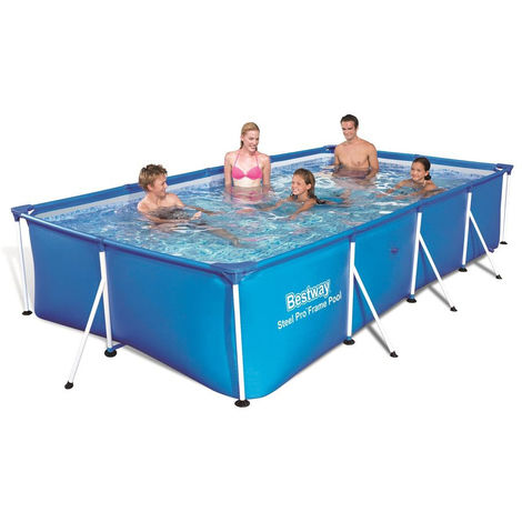 Bestway Piscina Fuori Terra Con Struttura In Acciaio 400x211xh81cm 56405