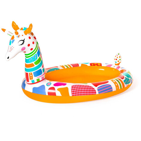 BESTWAY piscina jirafa 266x157x127 cm 53089 , Piscina jirafa 266 x 157 x 127 cm 53089. -Material: PVC. -Medidas: 266 x 157 x 127 cm. -Capacidad: 220 litros. -Brillante diseño gráfi