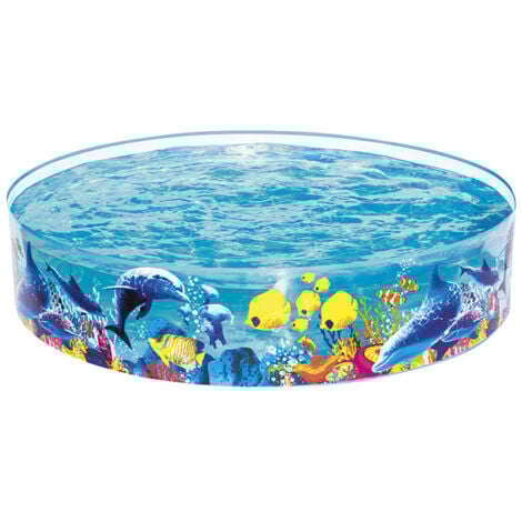 Bestway Piscina Rigida Infantil PVC Marina 183x38 cm +2 Años Jardin 55030