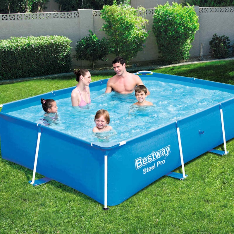 Piscina Steel Pro con Telaio in Acciaio 259x170x61 cm 56403 - Bestway