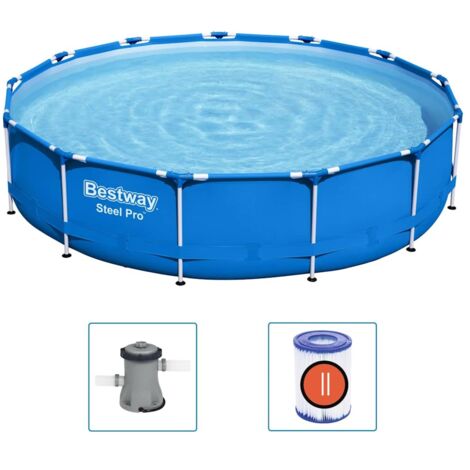 Bestway Piscine a cadre Steel Pro 396x84 cm