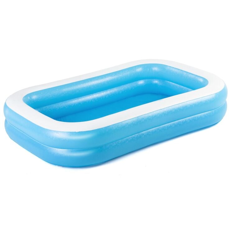 Bestway - Piscine familiale gonflable translucide 2,62 m x 1,75 m x 51 cm