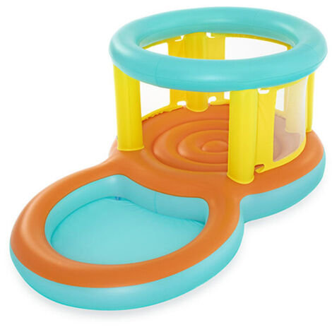 Bestway Piscine Gonflable Parc de Jeux Sauter 239x142x102 cm +3 à 6 Ans Jardin 52385