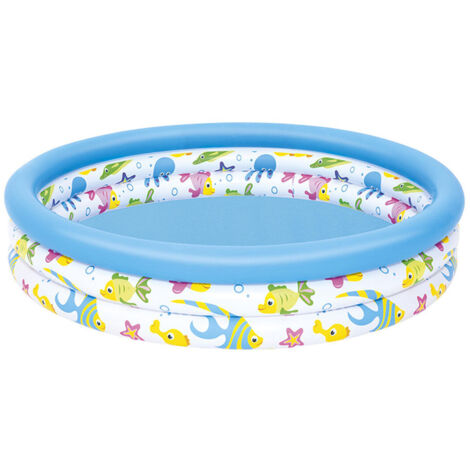 Bestway Piscine Gonflable ronde multicolore 122x25 cm