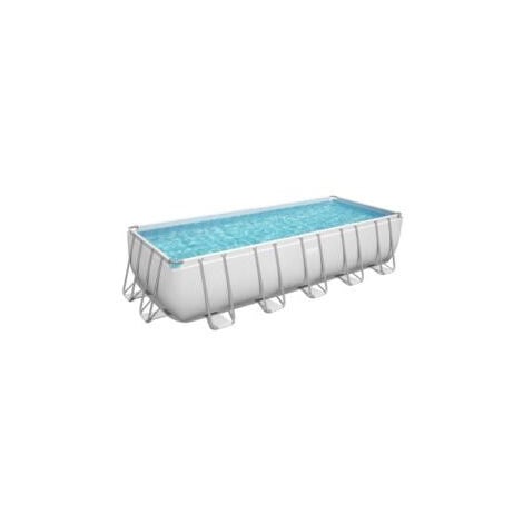 Piscine tubulaire - BESTWAY - 6,40m x 2,74m x 1,32m filtre à sable