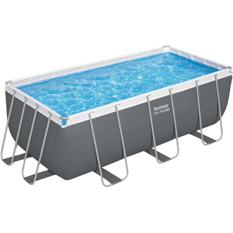 Kit Piscine hors sol tubulaire BESTWAY Steel Pro MAX™ 305 x 200 x 84 cm Ovale Livrée avev filtre a cartouche et 1 cart - vue 7