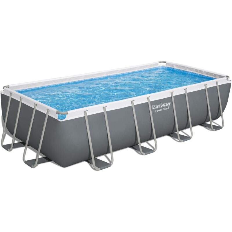 Piscine hors-sol sans accessoire Power steel rectangle 549x274x122cm - Bestway