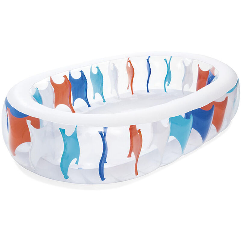 Bestway PISCINE ELLIPTIQUE 2.29m x 1.52m x 51cm - bleue