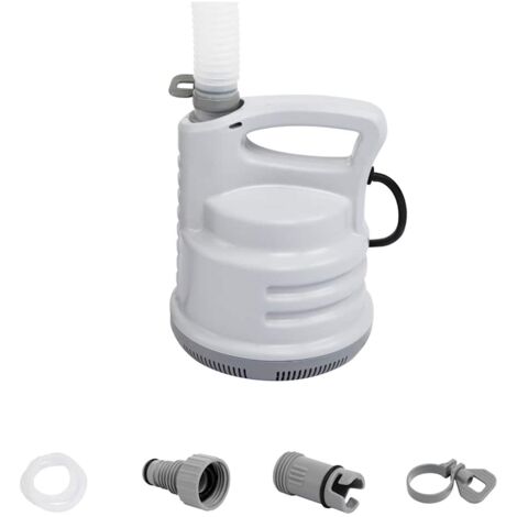 Bestway Pompa di Drenaggio Piscina Bianca