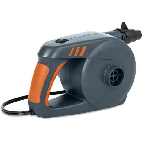 Bestway pompa di gonfiaggio elettrica powergrip a corrente continua grigio