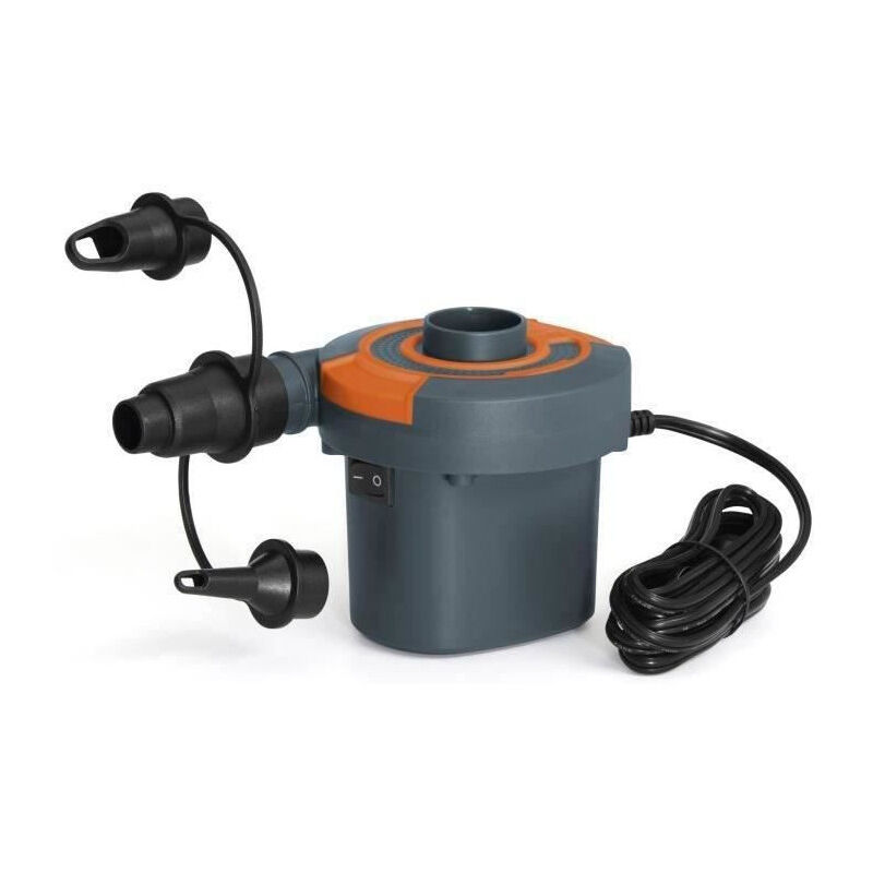 Bestway - Pompe a air electrique / gonfleur Sidewinder branchement secteur et allume-cigares - 490 L/mn