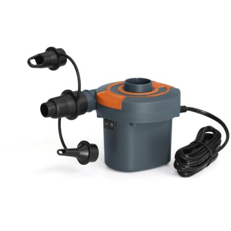 Bestway Pompe à air électrique Sidewinder branchement secteur et allume-cigares 490 L/mn