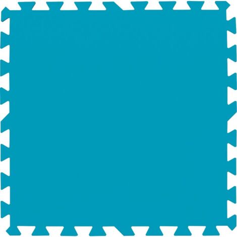 Bestway Protecteurs de plancher de piscine 8 pcs Bleu 58220