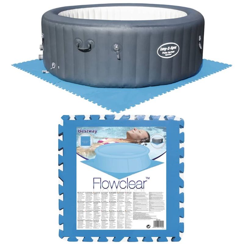 

Protectores de suelo de piscina 8 piezas azul 58220 - Azul - Bestway