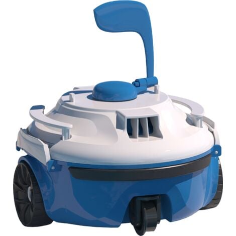 BESTWAY Robot piscine autonome Guppy bleu - nettoyage fond plat - 10m² max