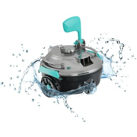 BESTWAY Robot piscine autonome Guppy gris - nettoyage fond plat - 10m² max