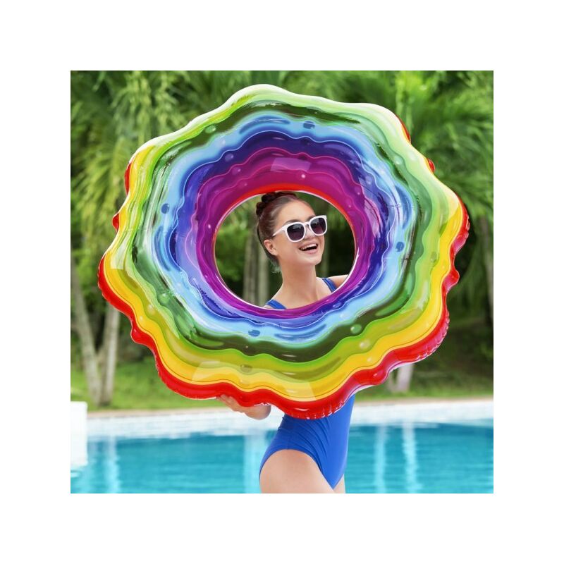 Trade Shop Traesio - Bestway Life Just Piscina Hinchable Rainbow Rainbow Mar