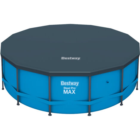Bestway – Serviette de piscine ronde 457 cm – Bâche PE imperméable haute résistance – Protection contre moisissures et agents extérieurs - BW58038