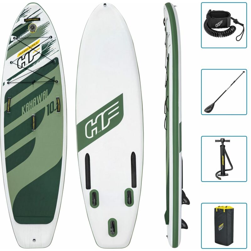 

Set de SUP inflable Hydro-Force Kahawai 310x86x15 cm - Verde - Bestway