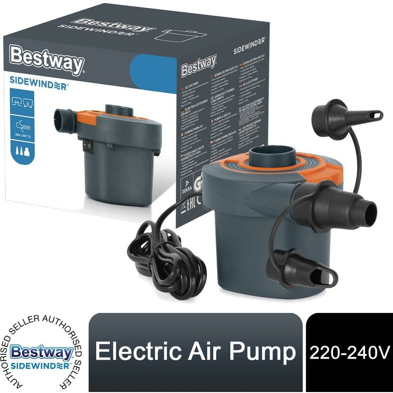 Bestway - Sidewinder ac Powered Air Pump, 220-240V