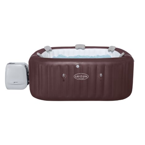Bestway – Spa gonflable 5/7 places carré – Hydrojet Pro avec 8 jets – Structure en Duraplus – Dimensions 201x201x80 cm – Température max 40°C