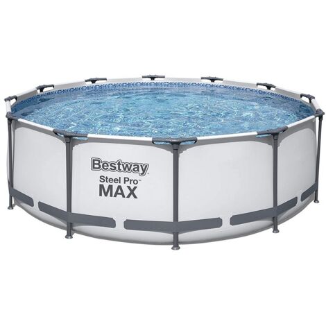 Bestway Steel Pro Frame Swimming Pool Set Round Above Ground 12ft X