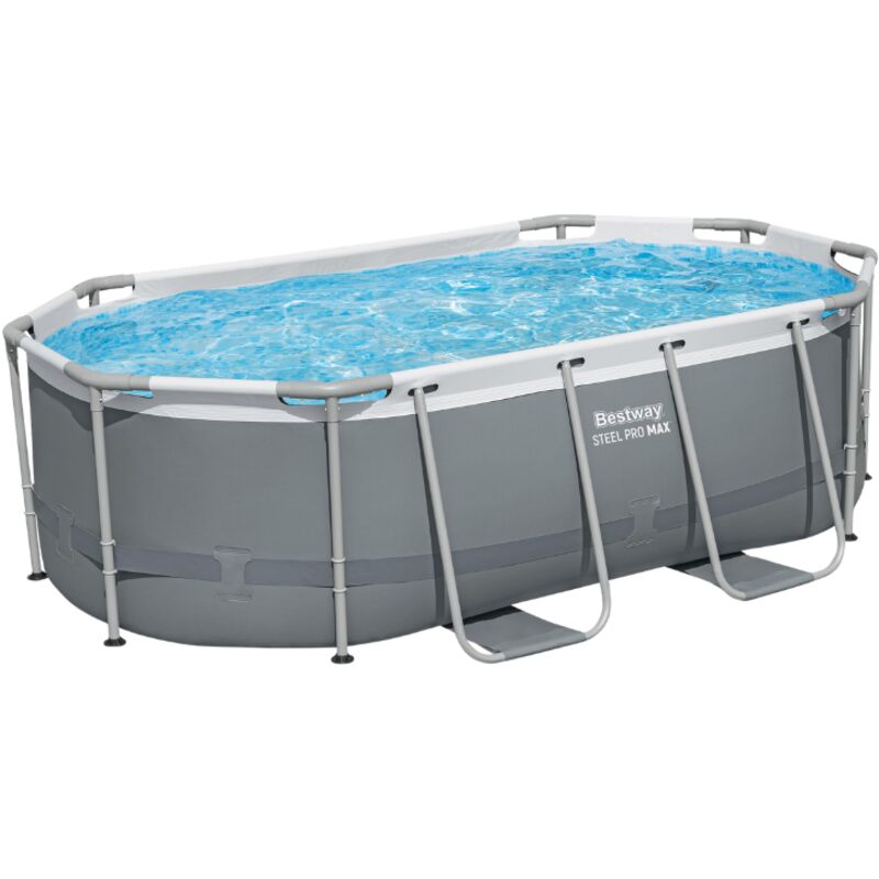 BESTWAY Piscine hors sol ovale 305 x 200 x 84 cm Steel Pro MAX